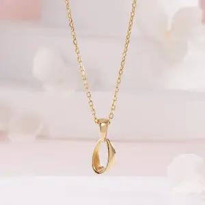 [비앤비골드] 14K 이중 삼각 고리링 체인 목걸이 MNN42489