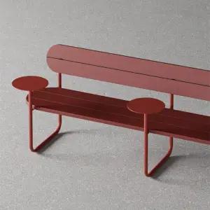 모멜 카페의자 공원 벤치 대기 미니멀 모던