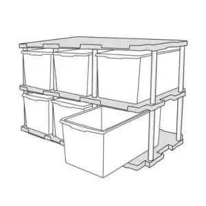 ( )진열대 소품함 서랍장 부품함 보관함 정리함 2P