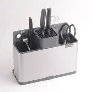 ( )스텐물빠짐수저통 조리도구정리함 조리기구통