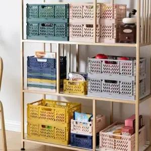 접이식 수납 정리함 대형 캠핑바구니 폴딩 바스켓