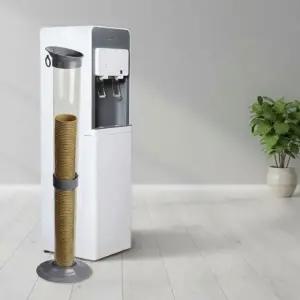 ( )대용량 일회용 종이컵 디스펜서 사무실 카페 컵수거함 거치대 정리대