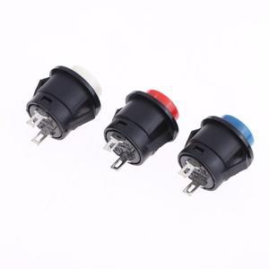 5Pcs 순간 푸시 버튼 스위치 R13-507 16mm 원형 2핀 ON-OFF 셀프 리셋 패널 장착
