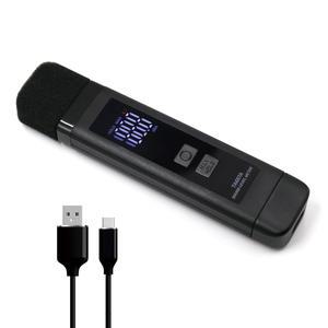 디지털 데시벨 미터 음량계 LCD 디스플레이 MAX 데이터 보류 배터리 표시등 30 130dBA 포켓 SPL 소음 모니터 시끄러운 이웃 공장 가정용 충전식