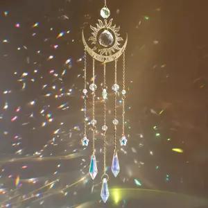 크리스탈 선캐처 윈도우용 발렌타인데이와 어버이날을 맞아 실내 야외 프리즘 레인보우 메이커 홈 가든