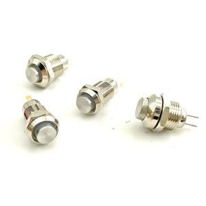 메탈 버튼 스위치 8mm 10mm 2핀 셀프락킹/잠금형 셀프 리셋/순간형 방수 IP67 1NO 미니