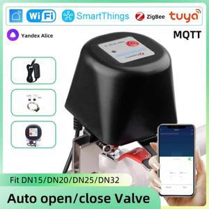 Tuya 스마트 라이프 Wifi/Zigbee 워터 밸브 컨트롤러 Alexa Smartthings 홈 어시스턴트를 통한 타이머 자동