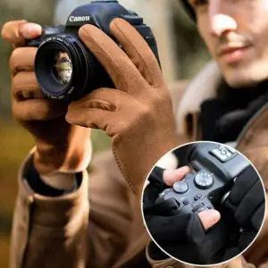 WL 남성용 스웨이드 겨울 방한 장갑 방한장갑 두꺼운장갑