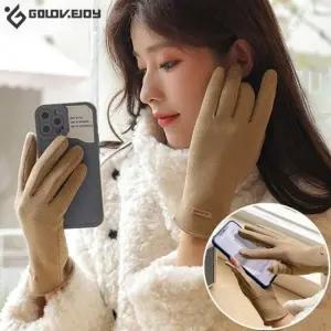 WL 여성 겨울용 보온 스마트폰 터치형 장갑 여자니트장갑