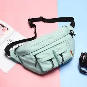 (색상 민트)WL 데일리 바디 크로스 백 고등 대 학생 가방 민트