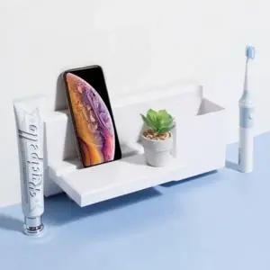 욕실 주방 무타공 공간 활용 스마트폰 거치 리빙 벽선반 행거 수납 정리 인테리어 공구