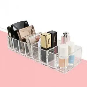 ( )쿠션팩트 아이 섀도우 립스틱 수납 8칸 아크릴 정리함 화장품 메이크업 수납함