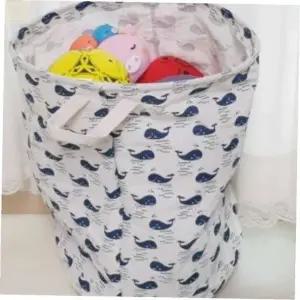 ( )패브릭 바스켓 고래 장난감수납함 장난감보관함 옷수거함