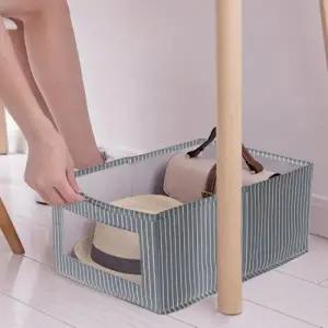 접이식 패브릭 옷정리 장난감  수납박스 폴딩