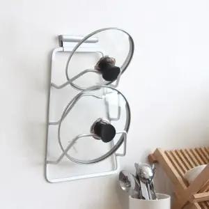 주방 수납을 해결해 줄 냄비뚜껑 거치대 키친 스탠드 주방수납 냄비뚜껑 정리 수납함