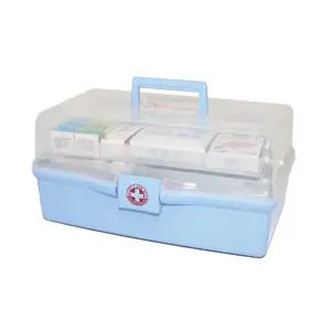 스마트 1호 구급함(케이스 및 내용물 포함) 상자 가정용 휴대용약통 구급약 약상자 키트