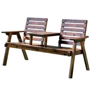 원목 야외 테이블 야외테이블 가든 세트 정원 원형 카페