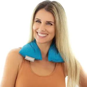 베드 버디 온열 넥 랩 라벤더 민트 향 근육 스트레스 및 이완을 위한 전자레인지용 온냉 함유된 부드러운