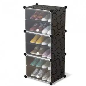 ( )큐브 신발장 조립식 현관 신발정리대 보관함 1열6단