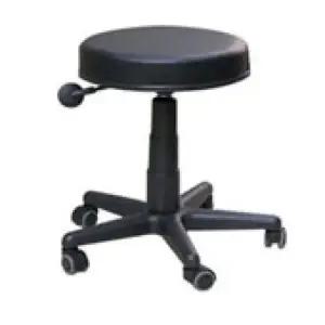 원형의자2호 블랙색상 진료의자 원형의자 진찰의자 진료용의자 쿠션의자 병원의자