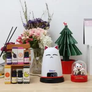 향기나는 고양이 탁상시계 캐치비 클락 집들이 선물 판촉 아이디어상품 디자인소품