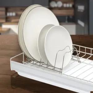 H-보조접시꽂이 씽크선반부착사용 스텐접시꽂이 접시정리대 접시거치대 그릇정리대