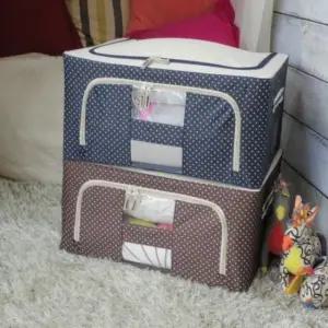 대용량 포시즌하우스 리빙박스 120리터 2p 수납정리함 기저귀정리함 수납박스 폴딩박스