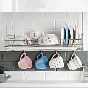 H-오피스원룸선반 450 싱크대 정리 설겆이 건조대수납 주방선반 부착식식기건조대