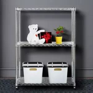 450x900x1200 3단 메탈선반 다용도 메탈랙 앵글산업용 벽선반 수납선반 다용도선반