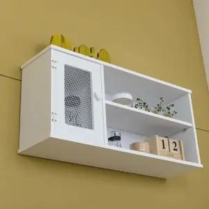 행사상품 밀키 단문철망 벽선반 원목가구 인테리어가구 디자인가구 벽선반 원목선반