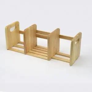 ( )원목 책상 책꽂이 미니 2단 3단 변형 선반 정리함