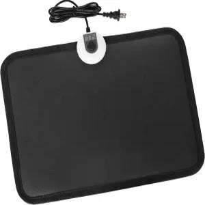 티시지 전기 온열 바닥 매트 - AC 110V 풋 히터 사무실 및 가정용 책상 아래 블랙