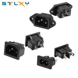 입구 플매트 카펫 러그 커넥터 AC 전원 소켓 250V 빨간색 램프 로커 스위치 10A 퓨즈 암 재배선 가능