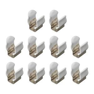 클램프 파이프 10개 좁은 용수철 테리 도구 보관 행거 클립 기본 10mm 28mm