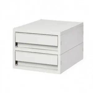 ( )홈 오피스 데스크 정리 서랍형 소품 정리함 중형 2단 시스 맥스 SYSMAX 수납함