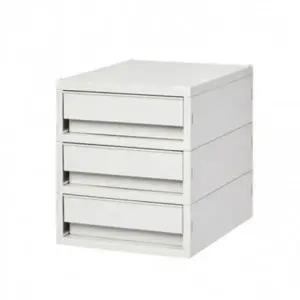 ( )홈 오피스 데스크 정리 서랍형 소품 정리함 중형 3단 시스 맥스 SYSMAX 수납함