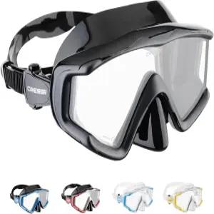 크레시 퍼펙트 뷰 스쿠버 다이빙 순수한 편안한 실리콘 스노클링 마스크 - 다양한 렌즈와 함께 제공 리버티