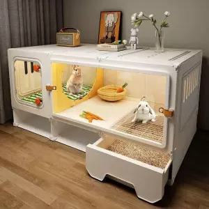 가정용 케이지 토끼 사육장 실내 동물우리 철제 조립식 펜스 하우스