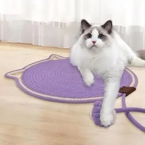 튼튼한 고양이 스크래쳐 스크래처 매트 끈 볼 장난감