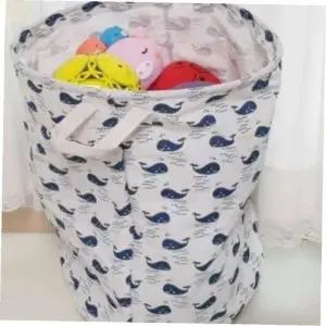 ( )패브릭 바스켓 고래 장난감수납함 장난감보관함 옷수거함