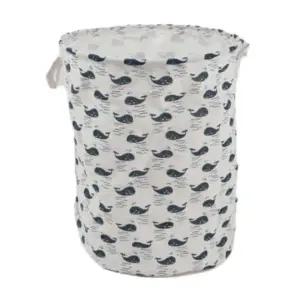 ( )장난감정리함 고래 장난감수납 린넨바스켓 수건바구니