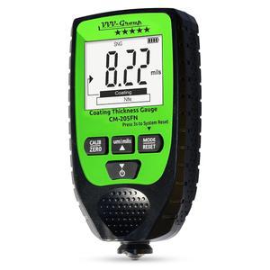 자동차용 페인트 두께 게이지 CM 205FN u2013 디지털 코팅 두께계 자동 Fe NFe 감지 해상도 u20131500 u201359 밀리미터 정확도 백라이트 LCD