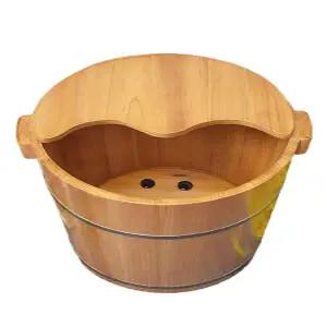 원목 족욕통 마사지샵 사우나 발찜질 대나무 습식 나무타입