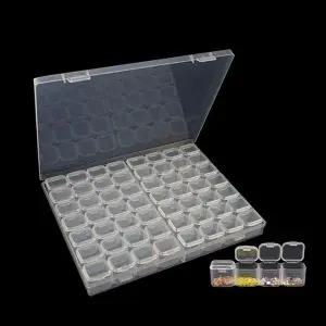 [하프클럽/]네일아트 파츠 스톤 소품 보관 케이스 2종 중 56칸
