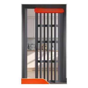 PVC 접이식 슬라이딩 도어 주방 발코니 가벽문 실내 F 중문 모양