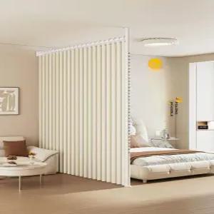 자바라 중문 거실 가림막 주방 파티션 접이식 무타공 칸막이 주름문 폴딩도어