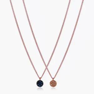 [제이로렌]제이로렌 14K 핑크골드 청다이아 목걸이 G0182_21