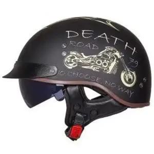 반모 헬멧 레트로 바이크 클래식 라이딩 모터사이클 모자 스쿠터 빈티지