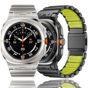 삼성 호환 갤럭시 워치 울트라 2025 남성 비즈니스용 스테인리스 스틸 스트랩 메탈 밴드 47mm용