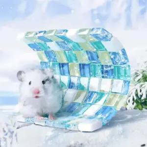 [홈월드] 햄스터 여름 쿨매트 냉각 패드 고슴도치 침대 대형